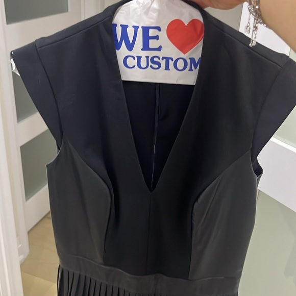 French connection leather dress black - Picture 2 of 4